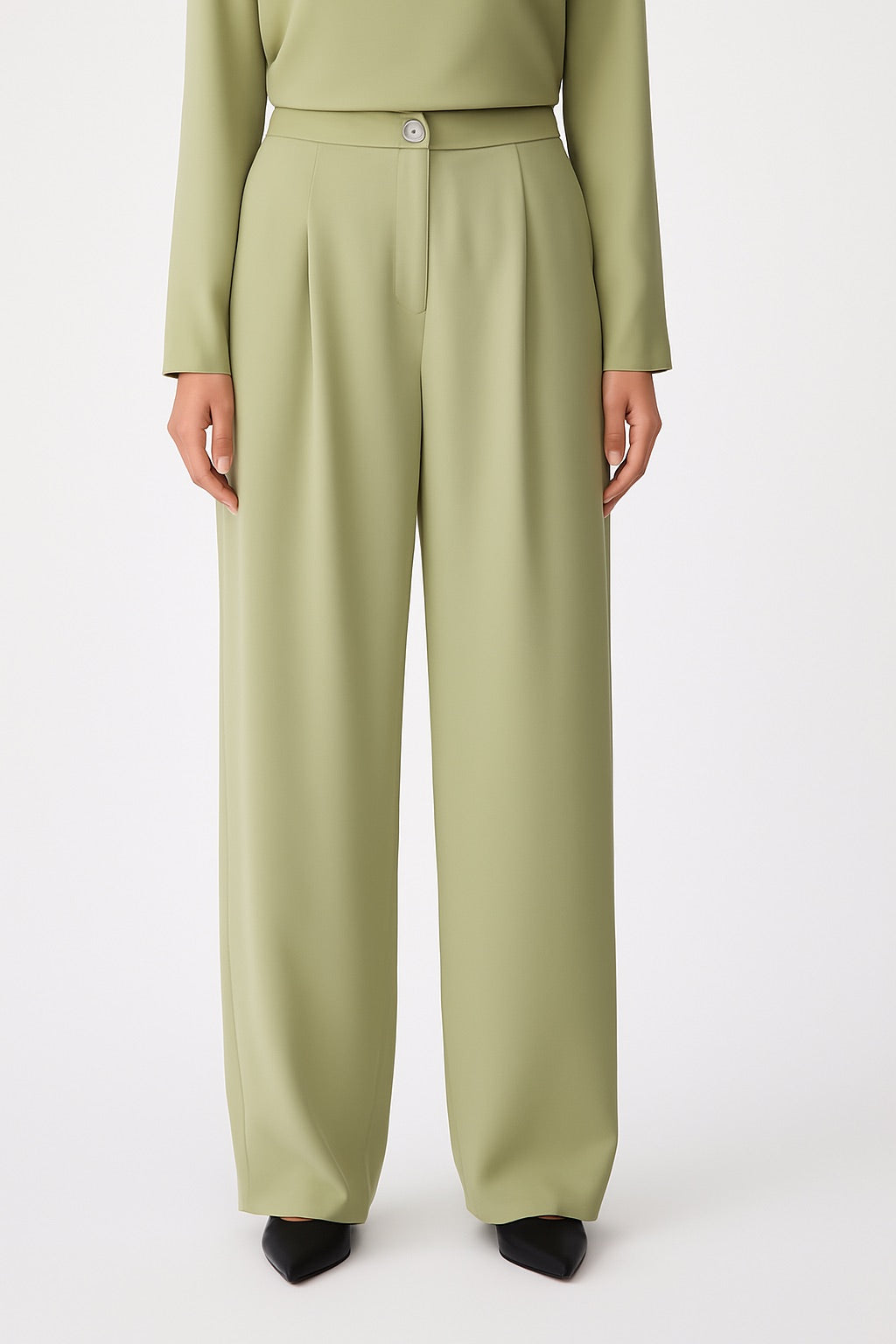 Pantalon Set Asymetrique - Vert