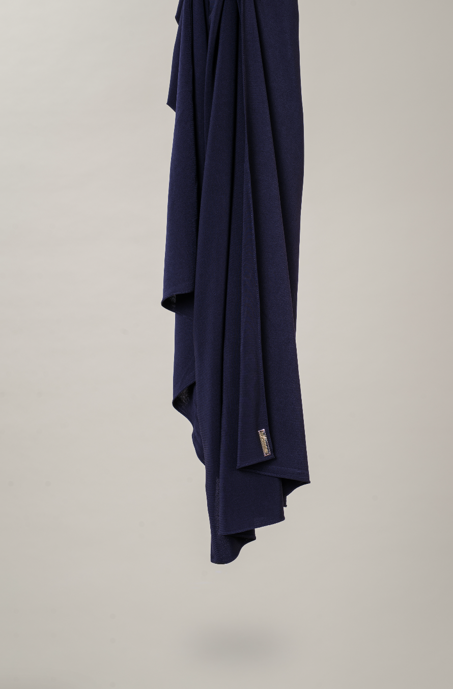 Maxi Hijab PAE Jersey Premium - Midnight Blue