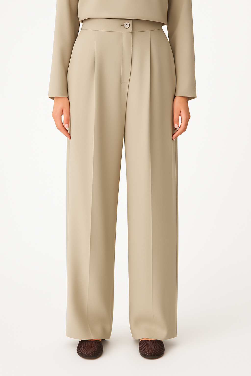 Pantalon Set Asymetrique - Greige
