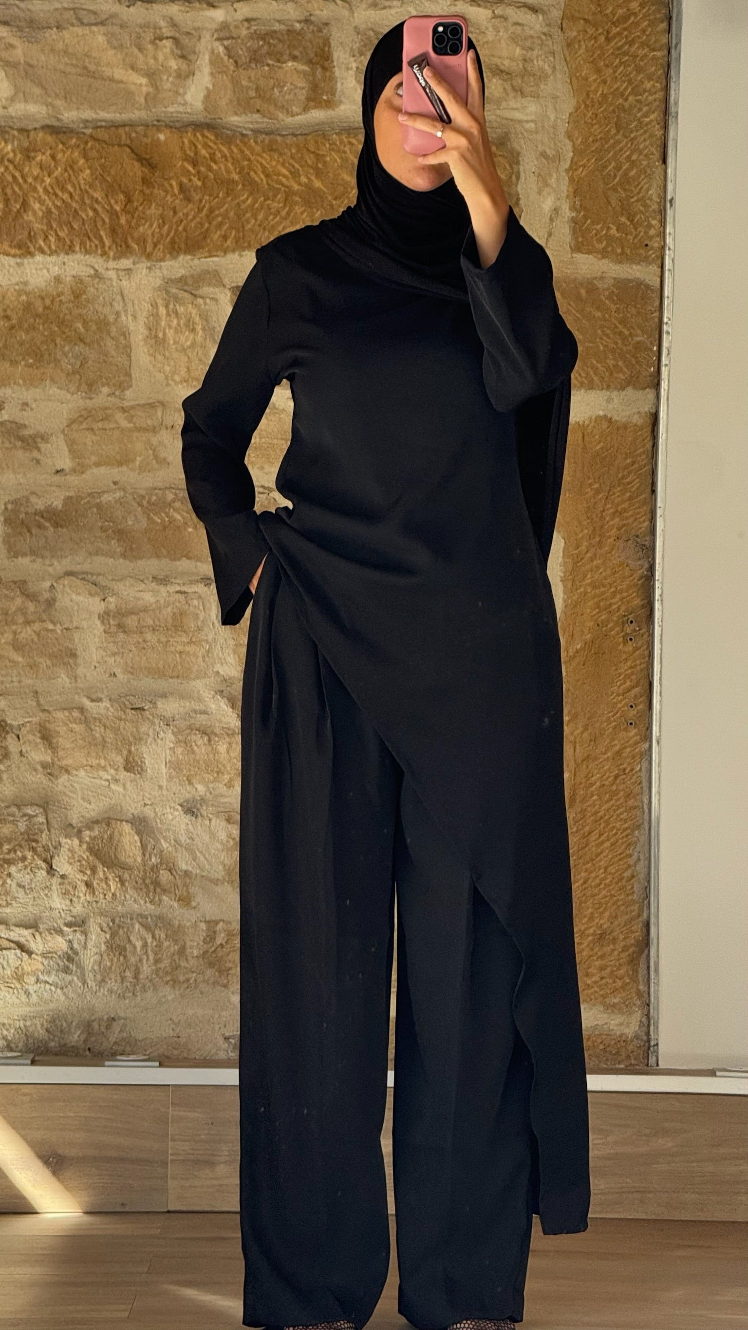 Pantalon Set Asymetrique - Noir