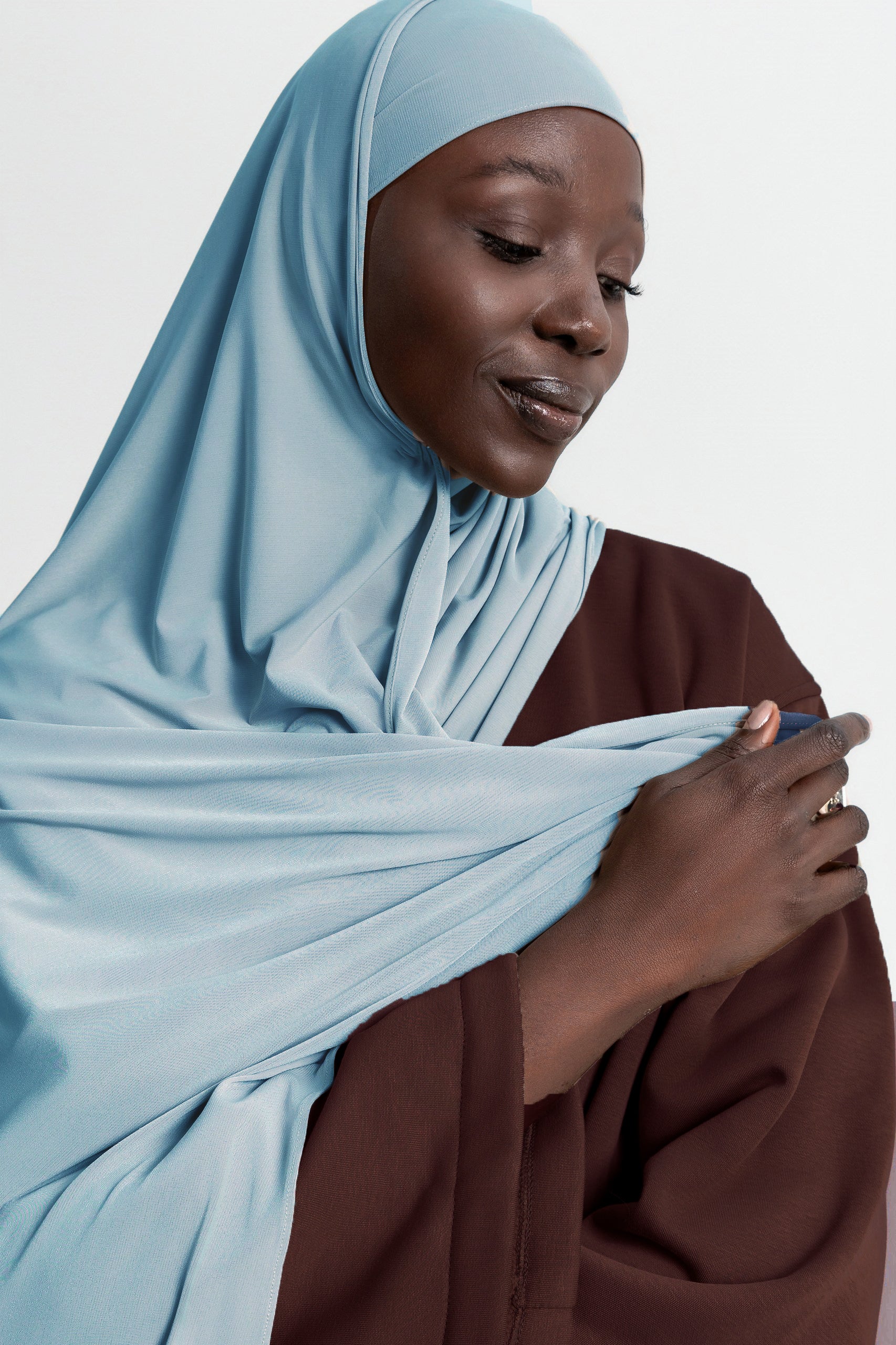 Hijab PAE Jersey Premium - Sky | PRÉCOMMANDE