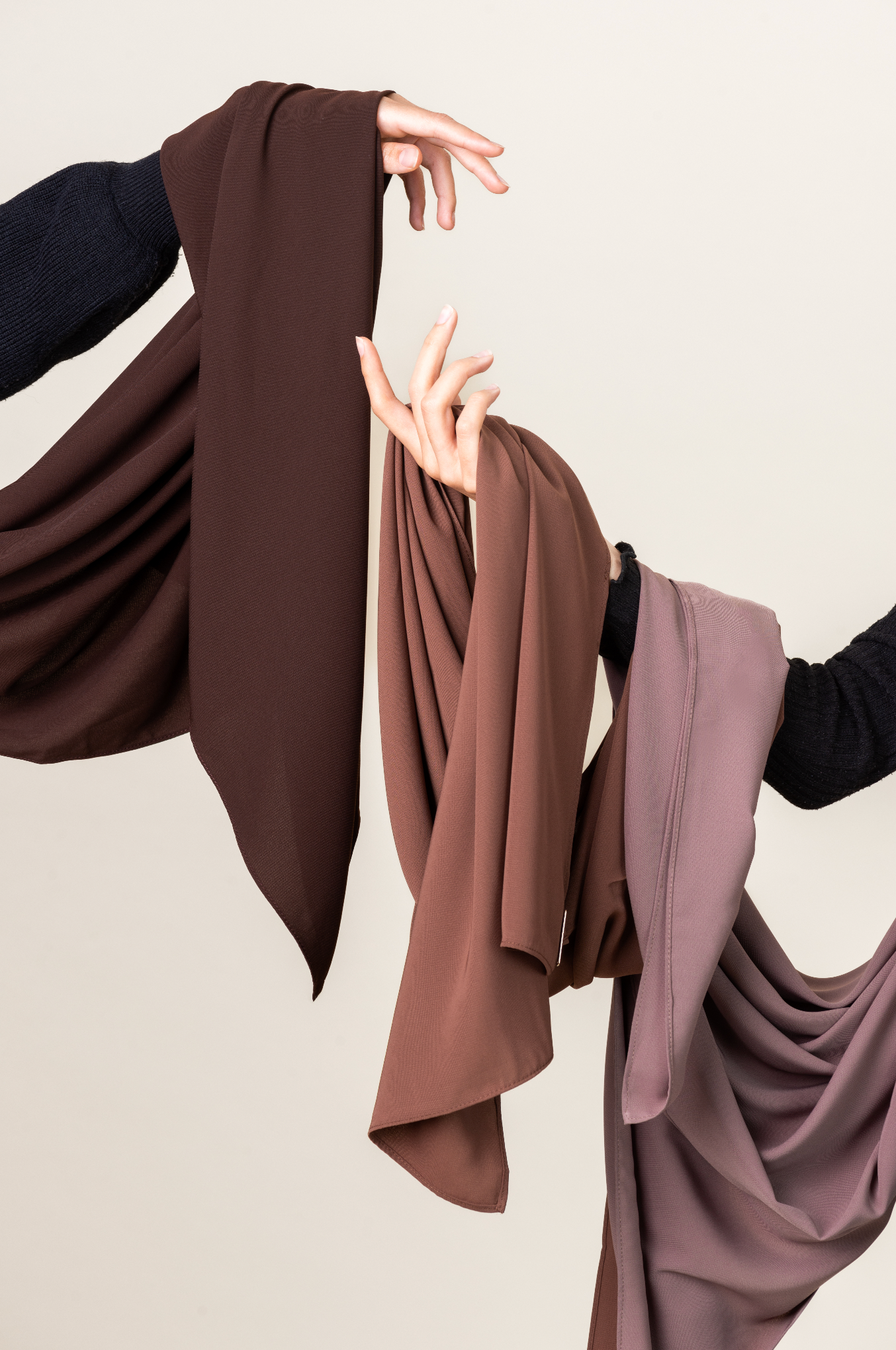 Maxi Hijab PAE Signature – Dunkelbraun